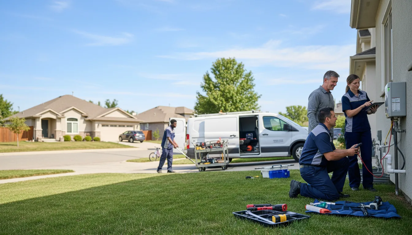 Tankless water heater service in Sumner, IL